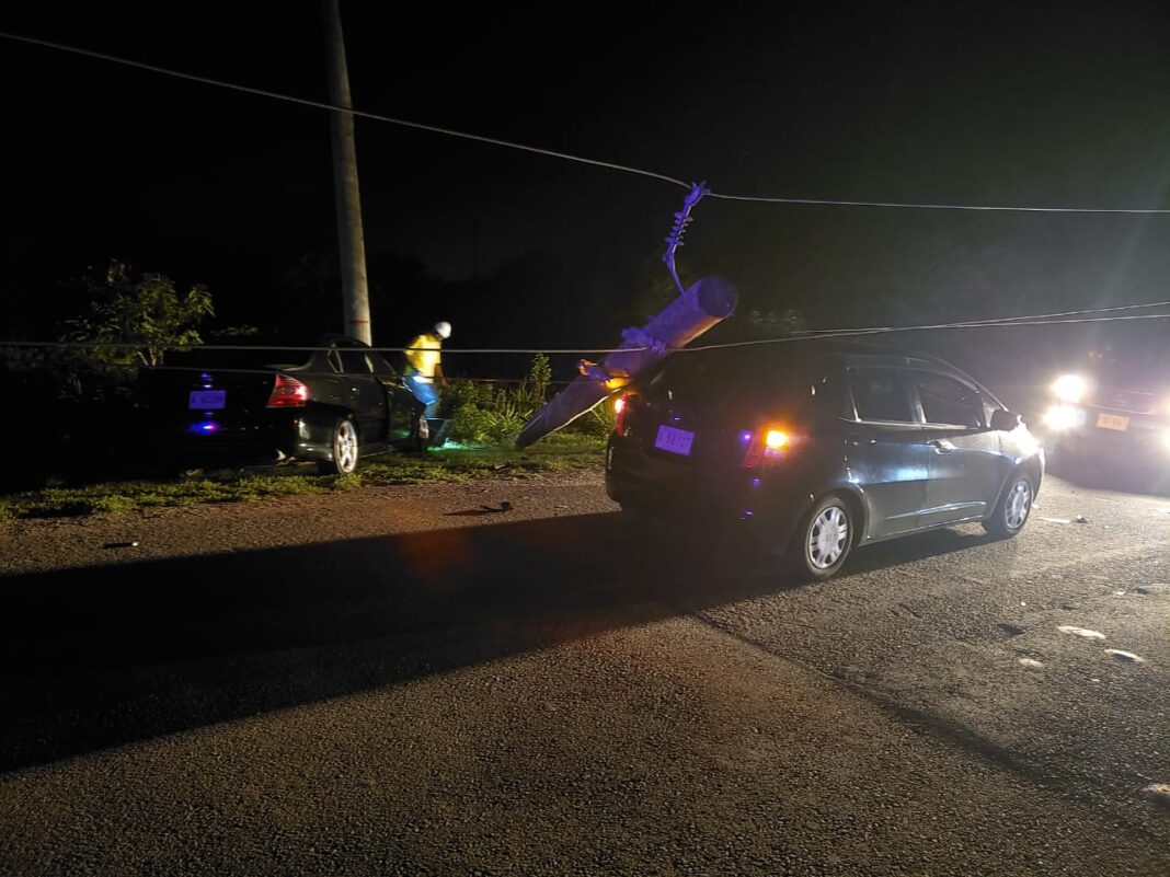MOTORIST INJURED IN BUCKLEY LINE ACCIDENT ABS TV Radio Antigua & Barbuda