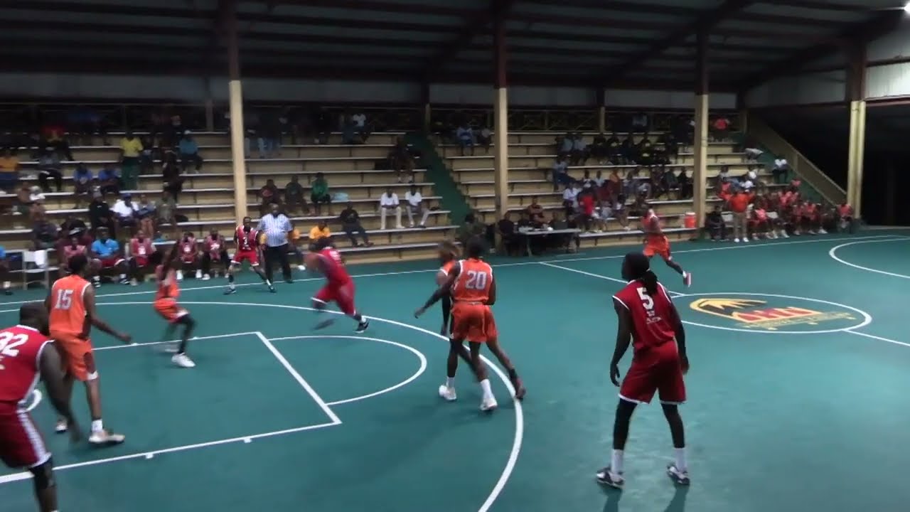 SPECTATORS ENTHRALLED BY DIVISION ONE BASKETBALL ACTION - ABS TV Radio