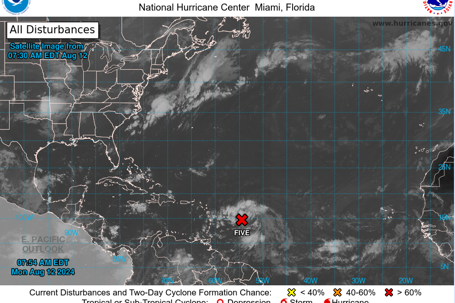 TROPICAL STORM WARNING ISSUED FOR ANTIGUA & BARBUDA