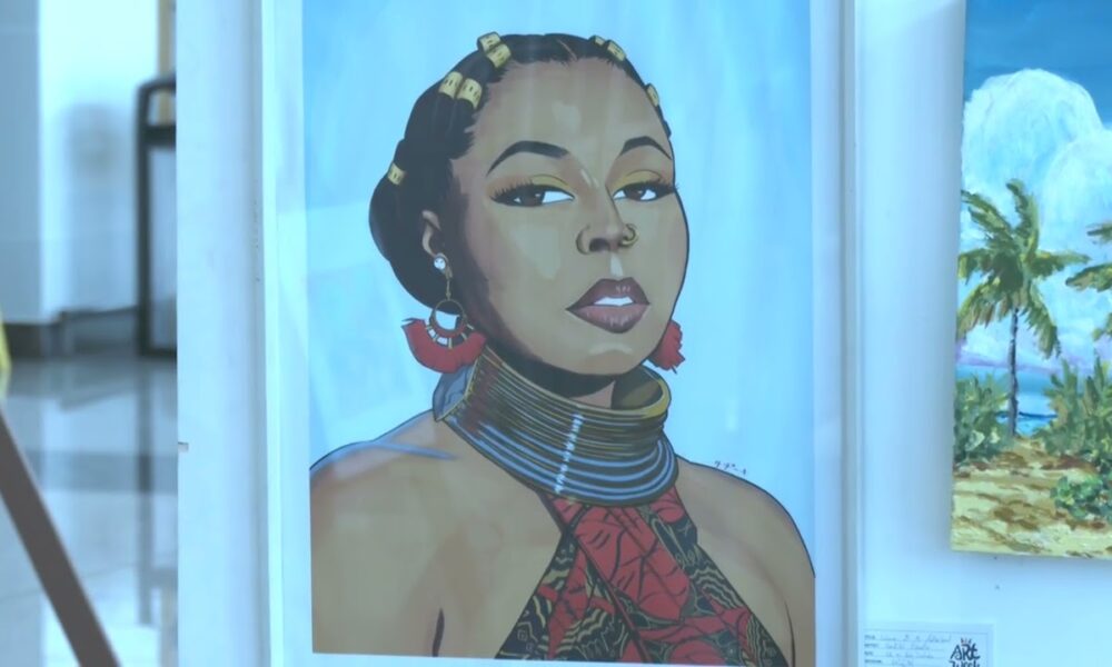 ART WEEK DISPLAYS PROVIDE COLOURFUL SPECTACLE AT VC BIRD INTERNATIONAL AIRPORT