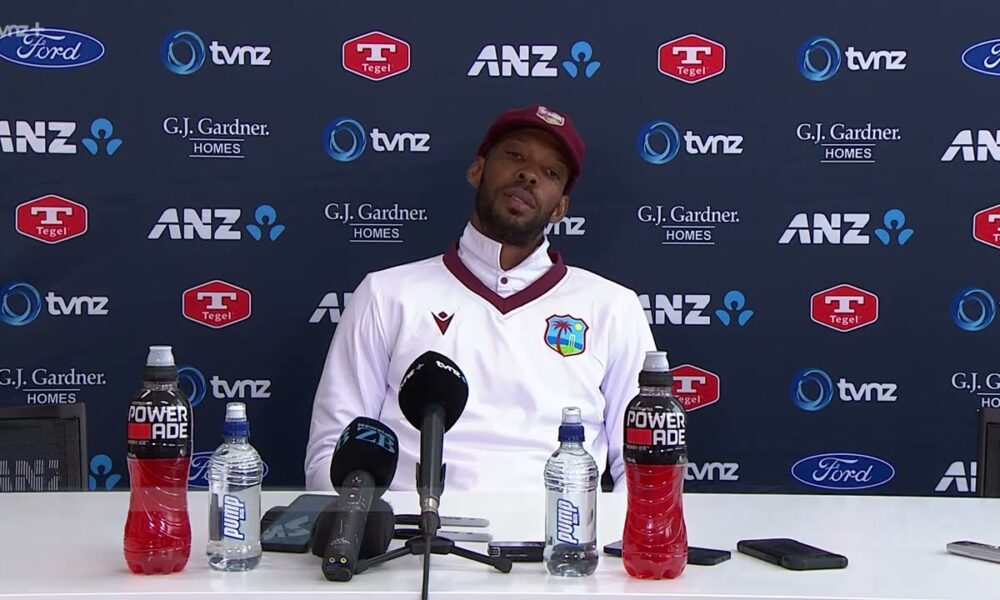 ROSTON CHASE DISAPPOINTED AFTER WEST INDIES LOSE SECOND TEST TO NEW ZEALAND