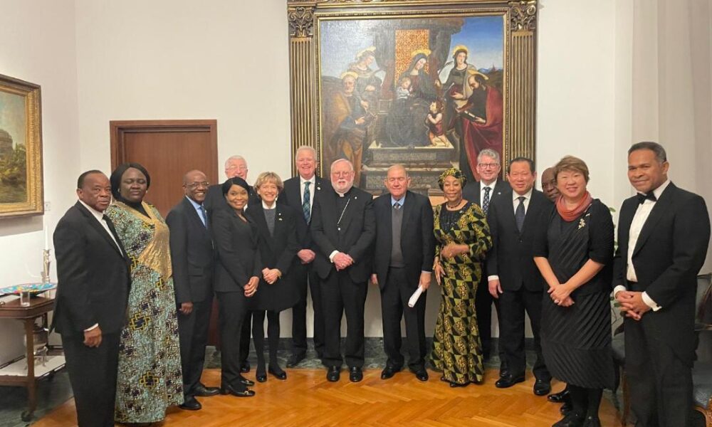 Sir David Shoul Attends Gathering of the Vatican Diplomatic Corps