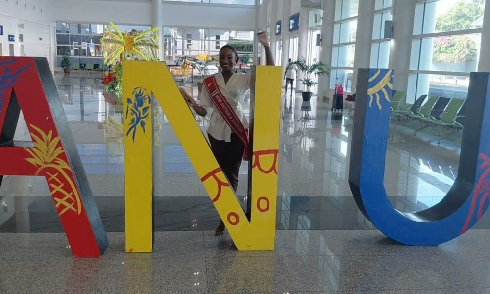 KIA KIRWAN IN DOMINICA FOR MISS OECS PAGEANT