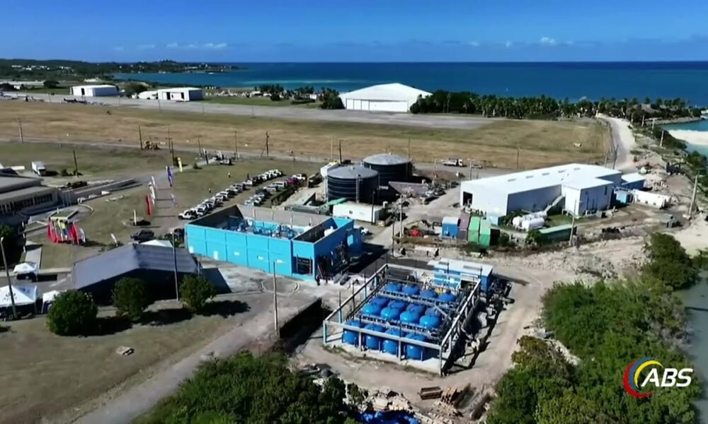 NEWEST REVERSE OSMOSIS PLANT BOOSTS WATER SUPPLY TO NORTHERN ANTIGUA