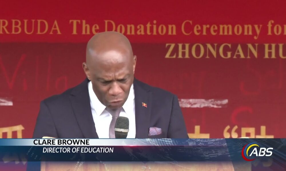 CHINESE COMPANY BUILDING BOOBY ALLEY PROJECT DONATES TO VILLA PRIMARY