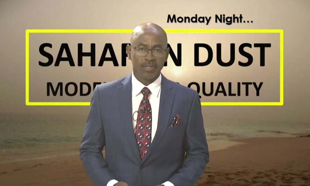 SAHARAN DUST SURGE TRIGGERS FALL IN AIR QUALITY