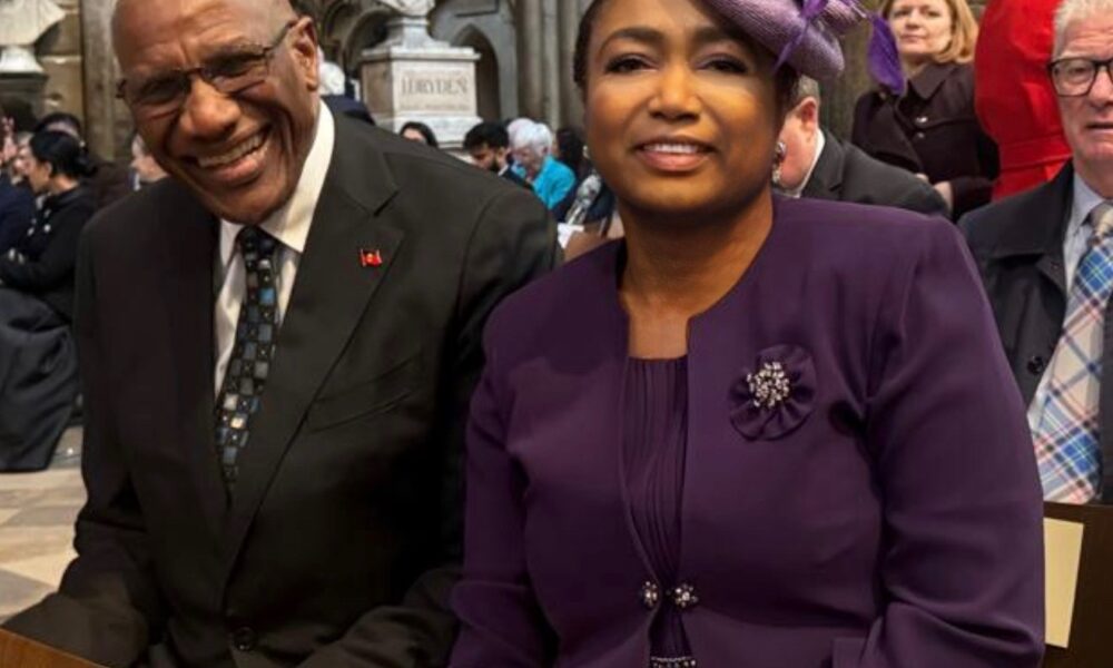 Governor General and Lady Williams attend Commonwealth Service at Westminster Abbey