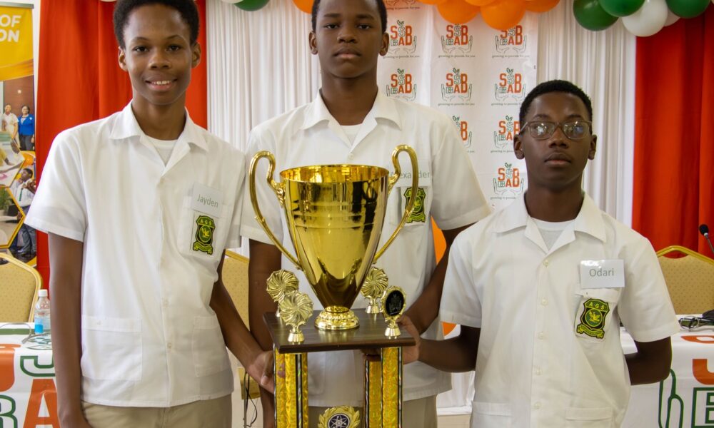 Team Antigua Grammar School Wins Junior Science Quiz