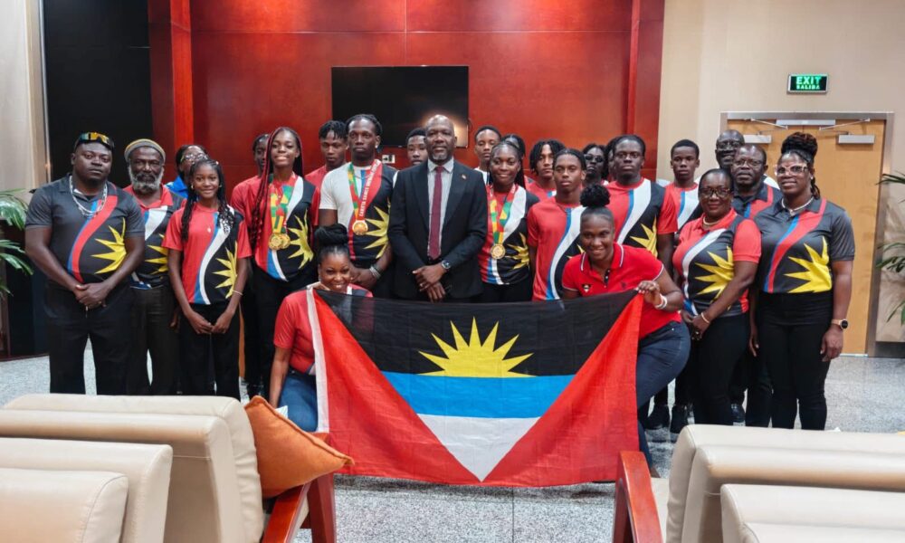 Team Antigua & Barbuda Returns Home from CARIFTA Games
