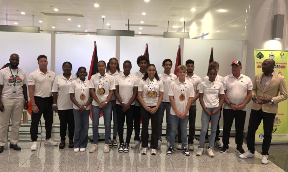 ANTIGUA AND BARBUDA’S SWIMMERS RETURN HOME AFTER IMPRESSIVE MEDAL HAUL IN MARTINIQUE