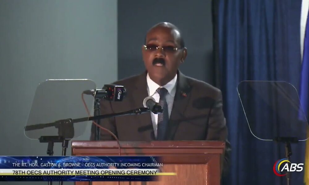 PM BROWNE SAYS OECS MUST TAP REGIONAL VALUE CHAINS WITH LATIN AMERICA