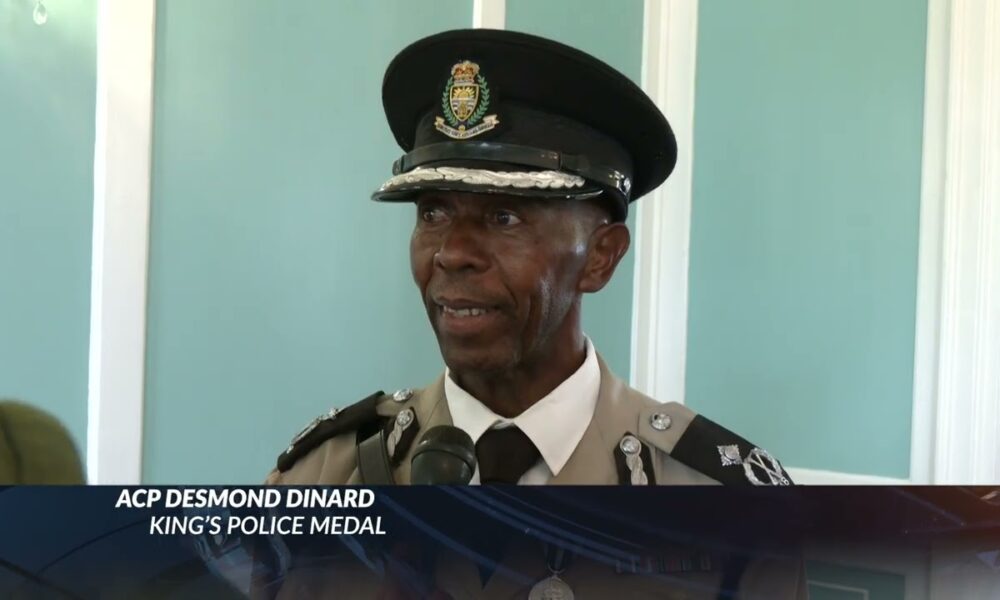 ACP DESMOND DINARD RECEIVES KING’S POLICE MEDAL