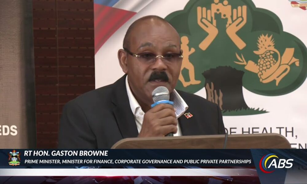 PM BROWNE URGES RESIDENTS TO GET REGULAR EYE EXAMINATIONS
